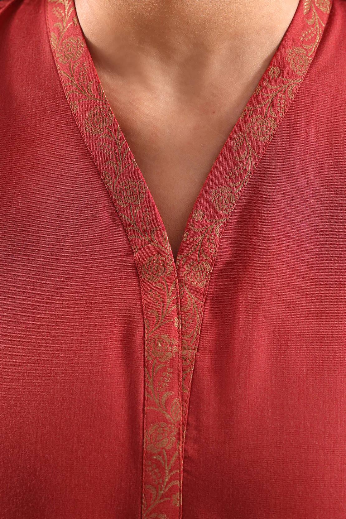 Luxury Pret Cotton Jacquard Stitched Shirt - Image 4
