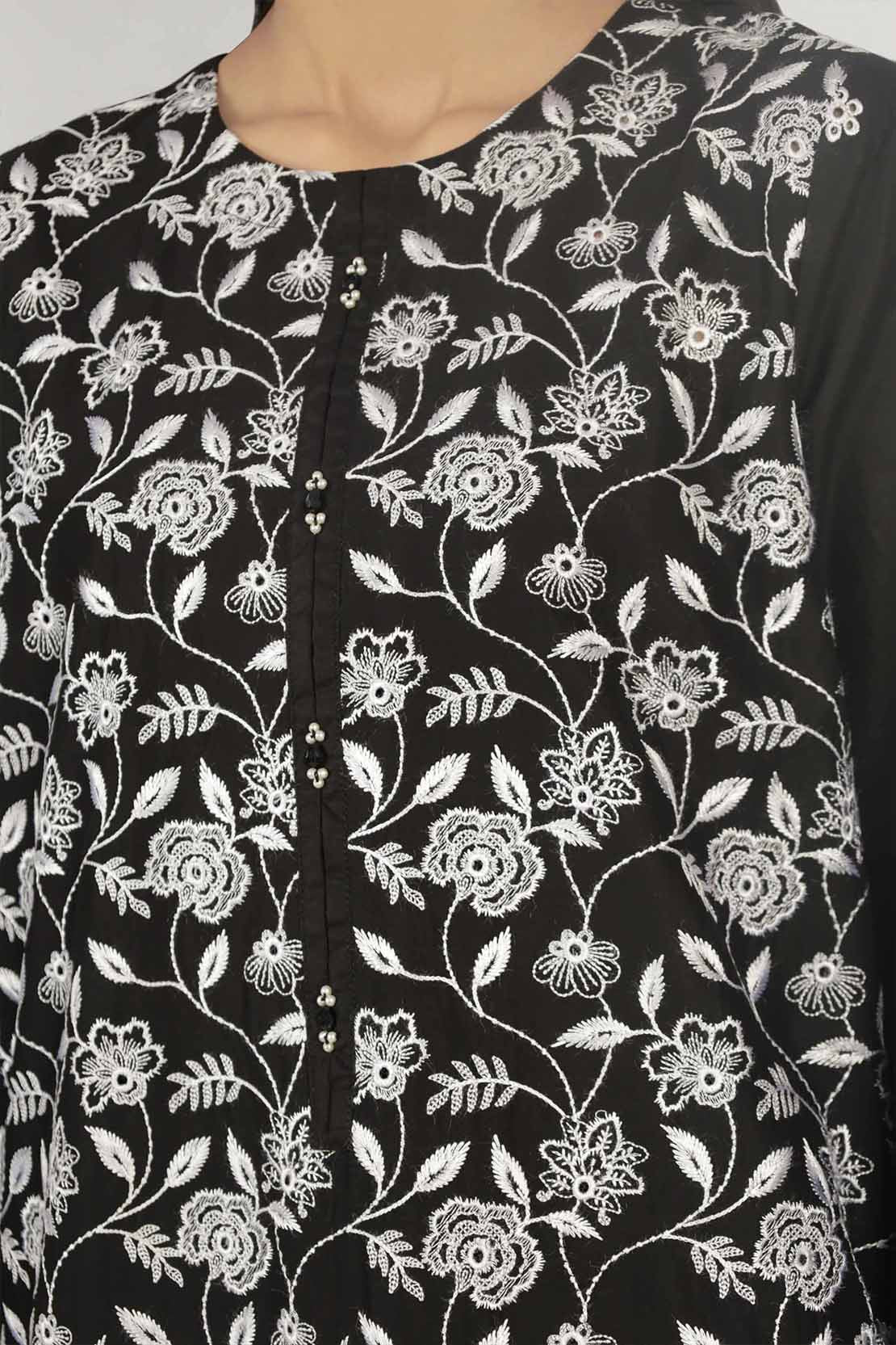 Luxury Pret Embroidered Cotton Stitched 2 Piece Shirt/Trouser - Image 5