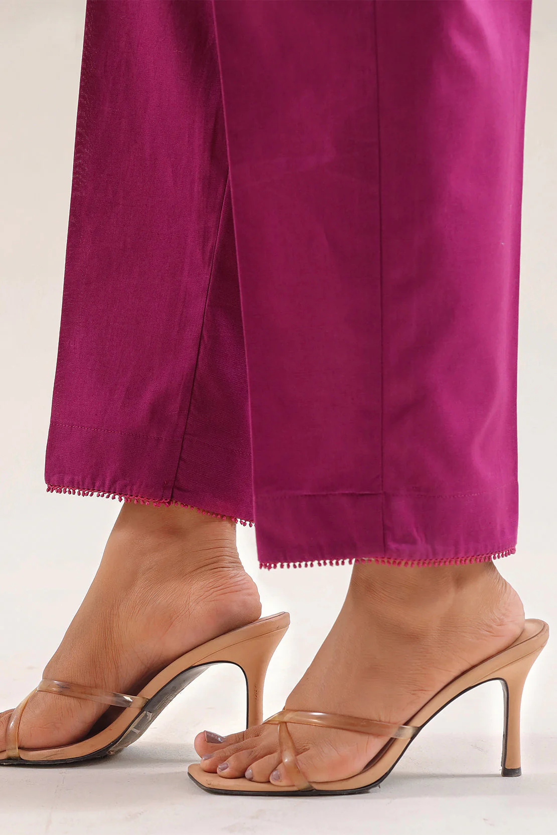 Luxury Pret Embroidered Slub Cotton Stitched 2 Piece Shirt/Trouser - Image 4