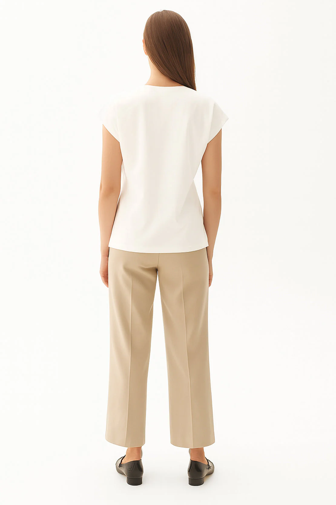 Minimal Fitted Knit Top - Image 3