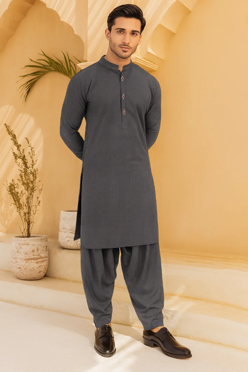 Premium Blended Wear Stitched Suit
