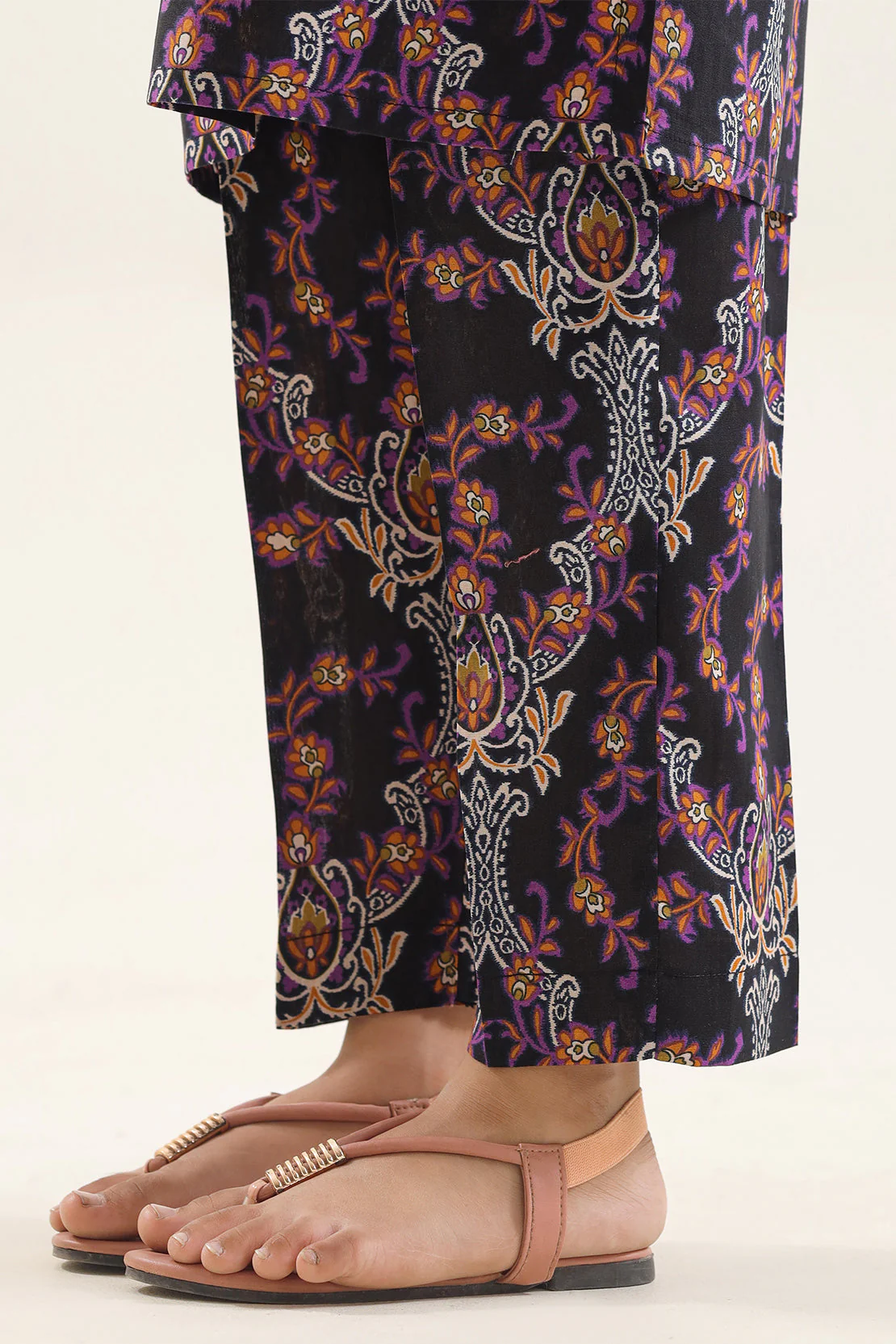 Printed Arabic Lawn Stitched 2 Piece (Shirt/Trouser)  For Kids - Image 5