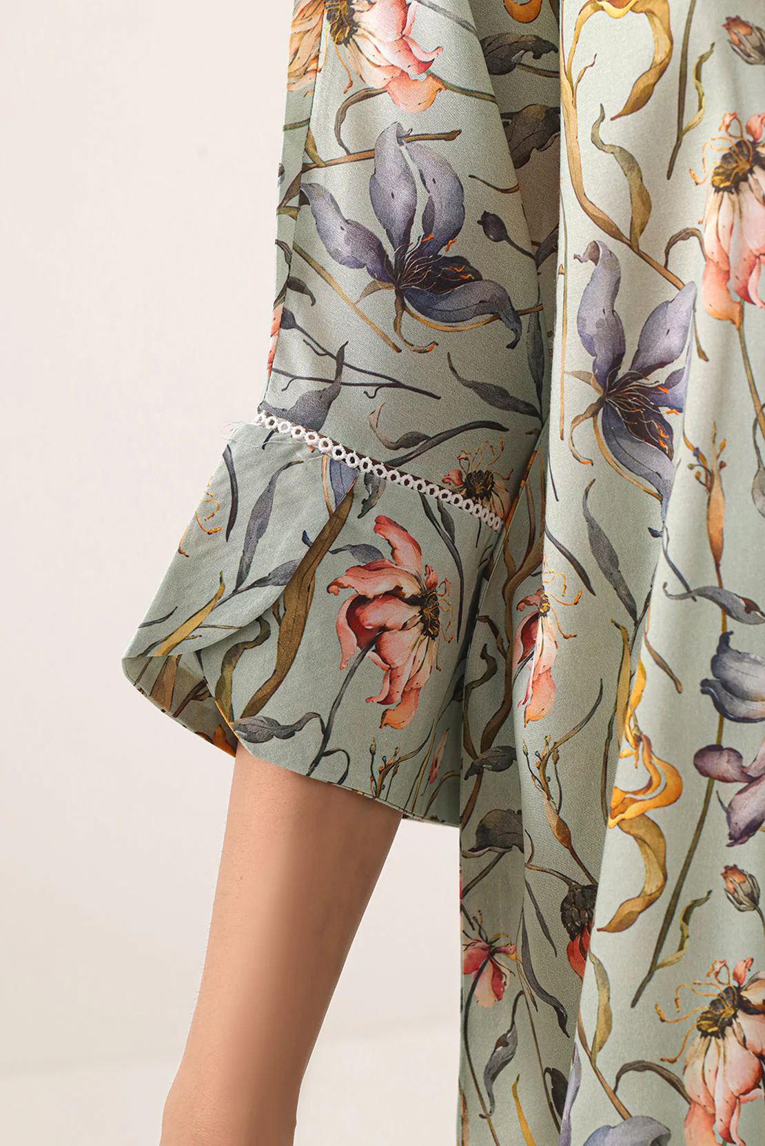 Printed Arabic Lawn Stitched 2 Piece (Shirt/Trouser) - Image 5