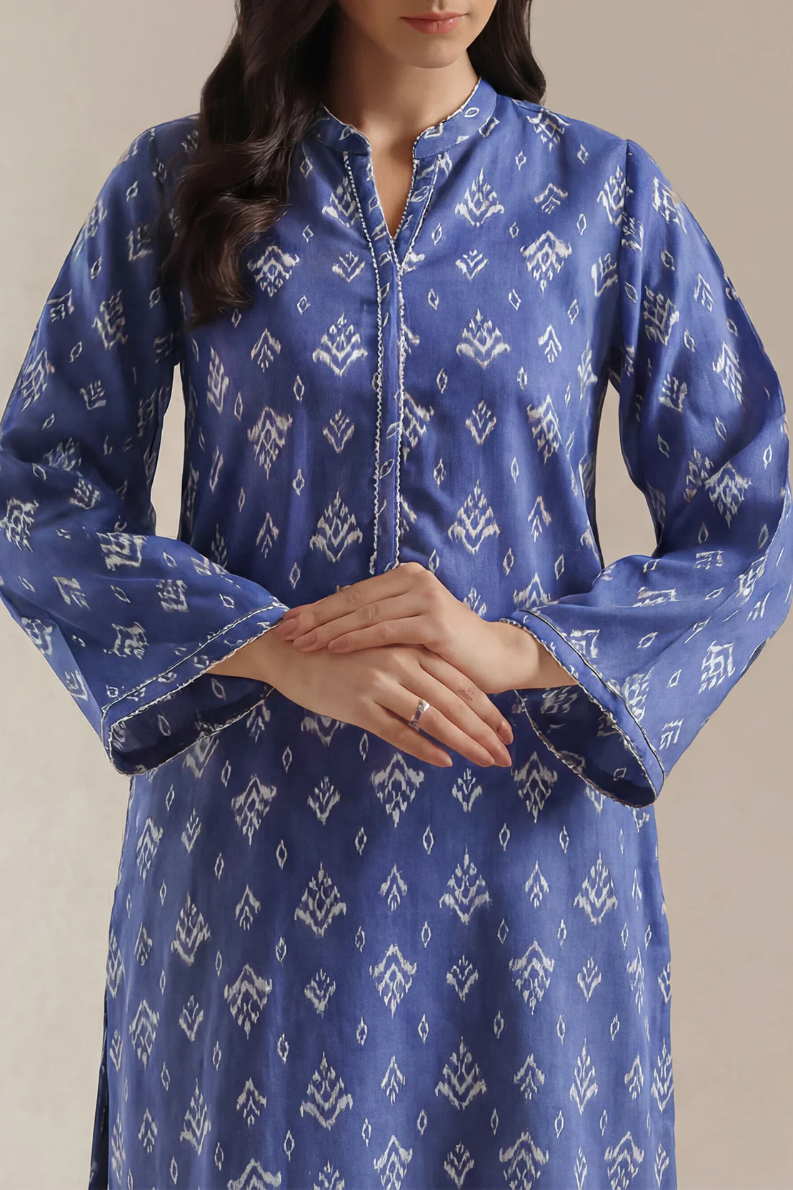 Printed Arabic Lawn Stitched 2 Piece (Shirt/Trouser) - Image 2