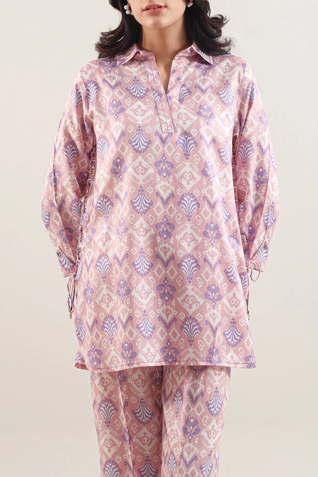 Printed Arabic Lawn Stitched 2 Piece (Shirt/Trouser) - Image 3