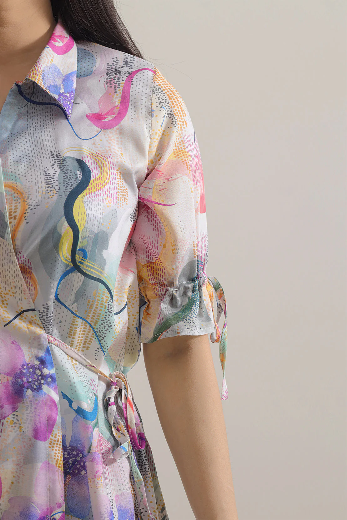 Printed Arabic Lawn Stitched 2 Piece (Shirt/Trouser) - Image 4