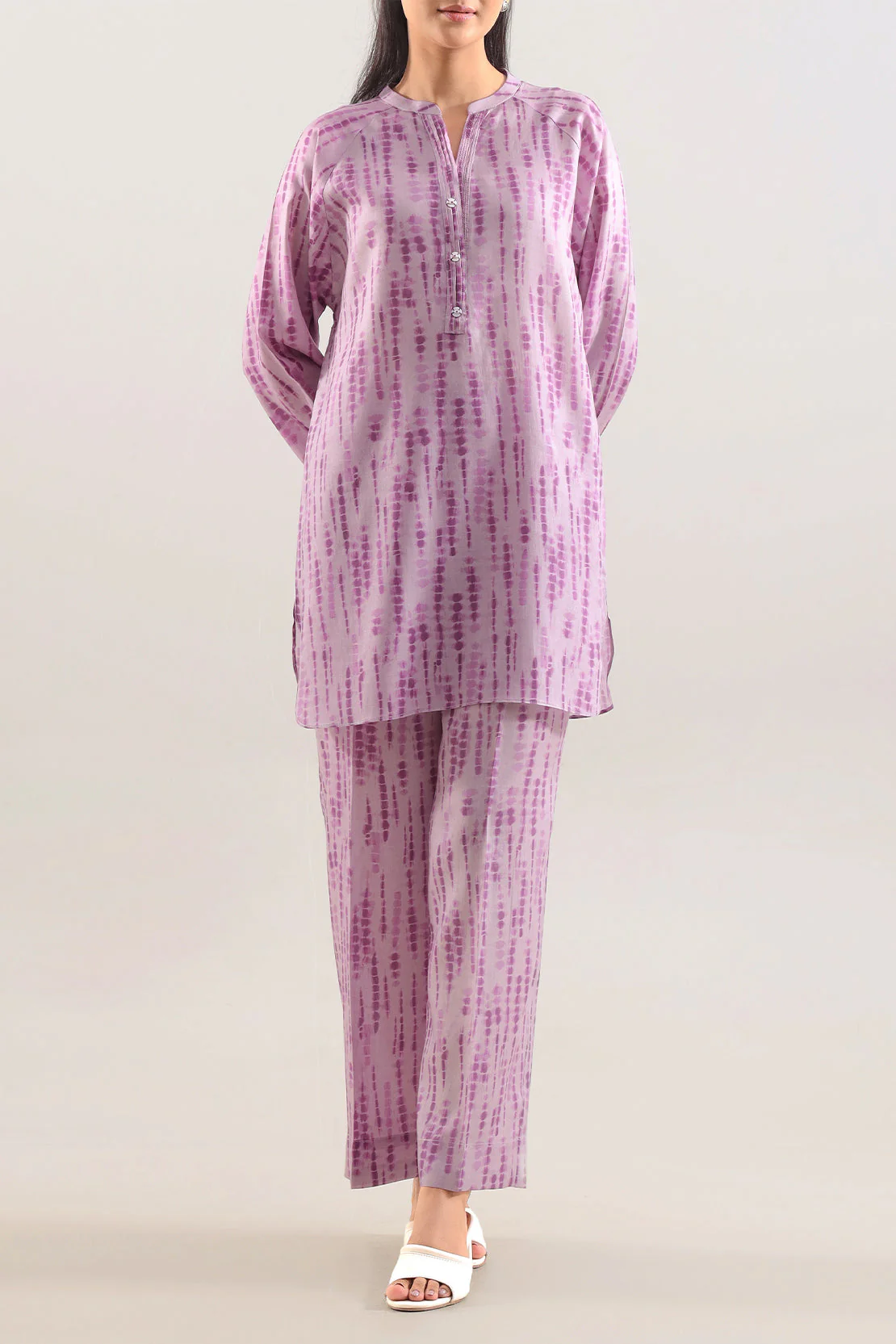 Printed Arabic Lawn Stitched 2 Piece (Shirt/Trouser) - Image 3