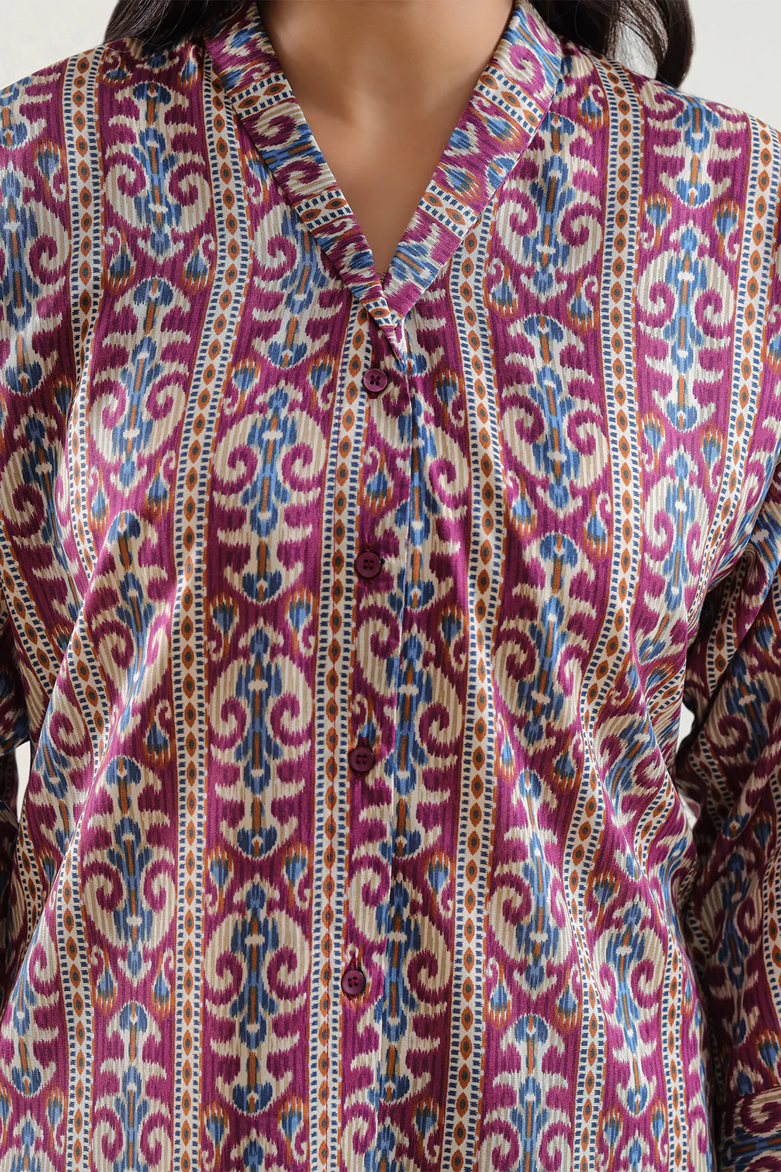 Printed Arabic Lawn Stitched 2 Piece (Shirt/Trouser) - Image 3