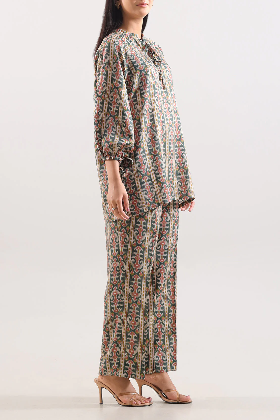 Printed Arabic Lawn Stitched 2 Piece (Shirt/Trouser) - Image 4