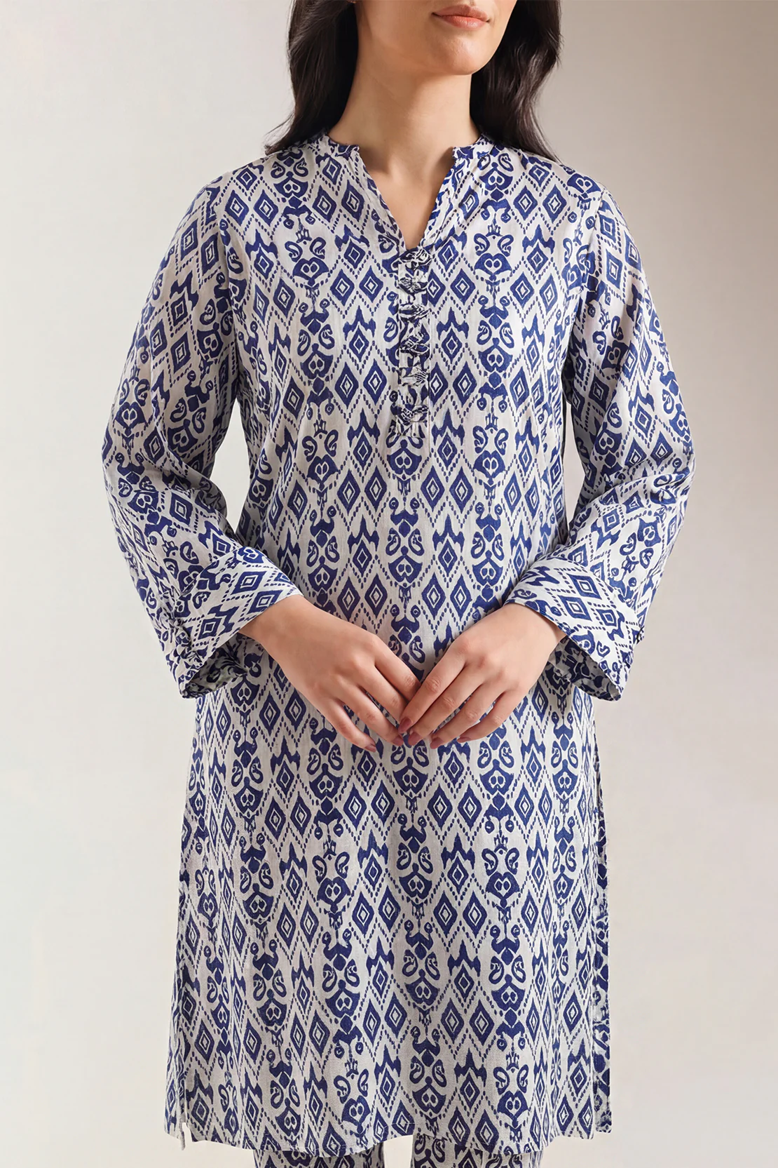 Printed Arabic Lawn Stitched 2 Piece (Shirt/Trouser) - Image 2