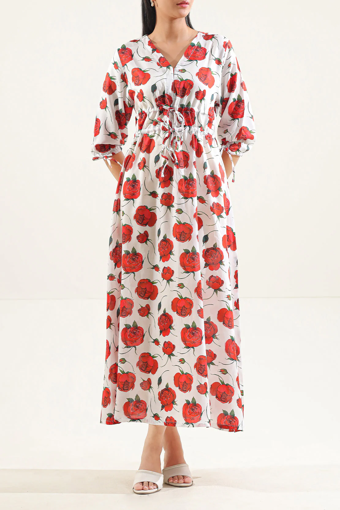 Printed Arabic Lawn Stitched Dress