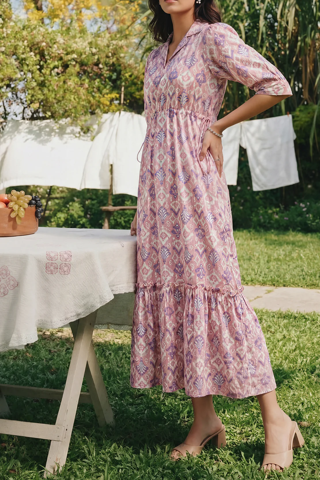 Printed Arabic Lawn Stitched Dress