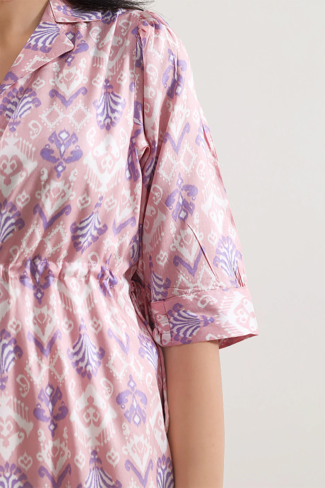 Printed Arabic Lawn Stitched Dress - Image 5