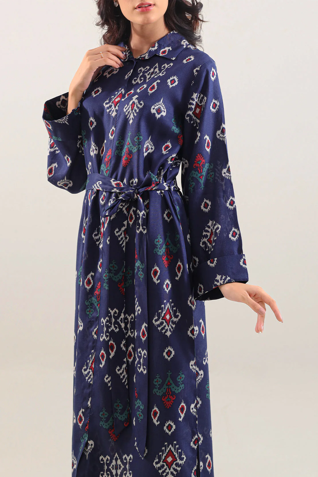 Printed Arabic Lawn Stitched Dress - Image 3