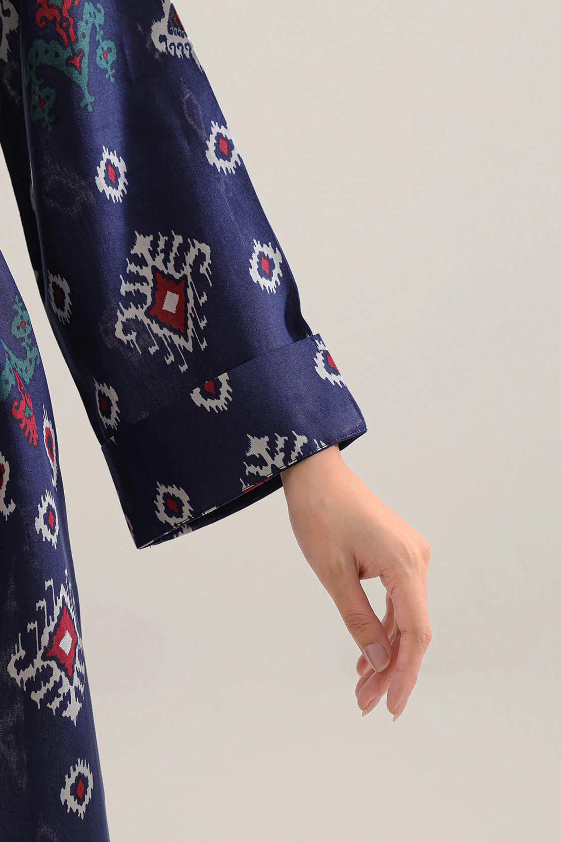 Printed Arabic Lawn Stitched Dress - Image 5