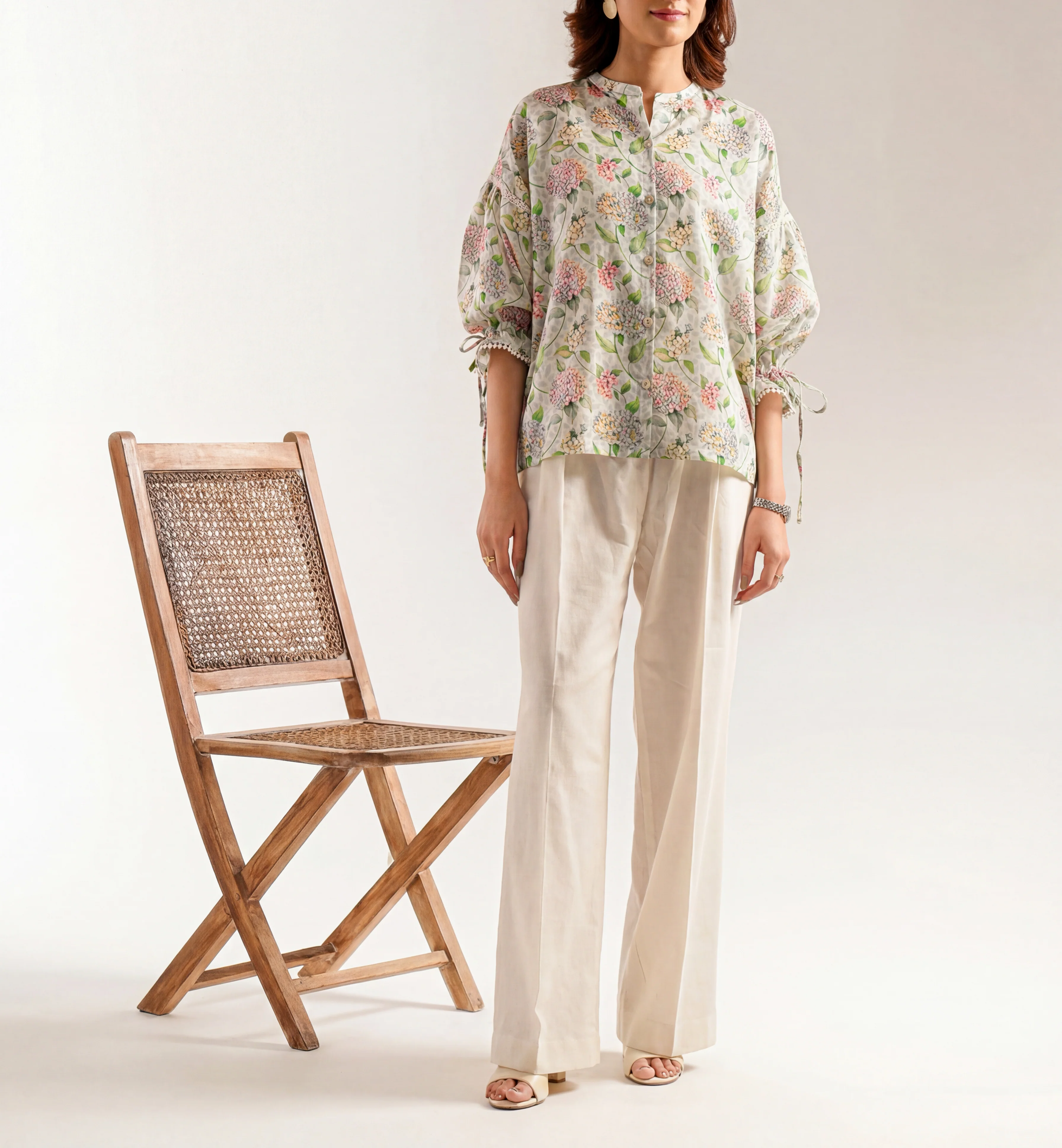 Printed Arabic Lawn Stitched Shirt