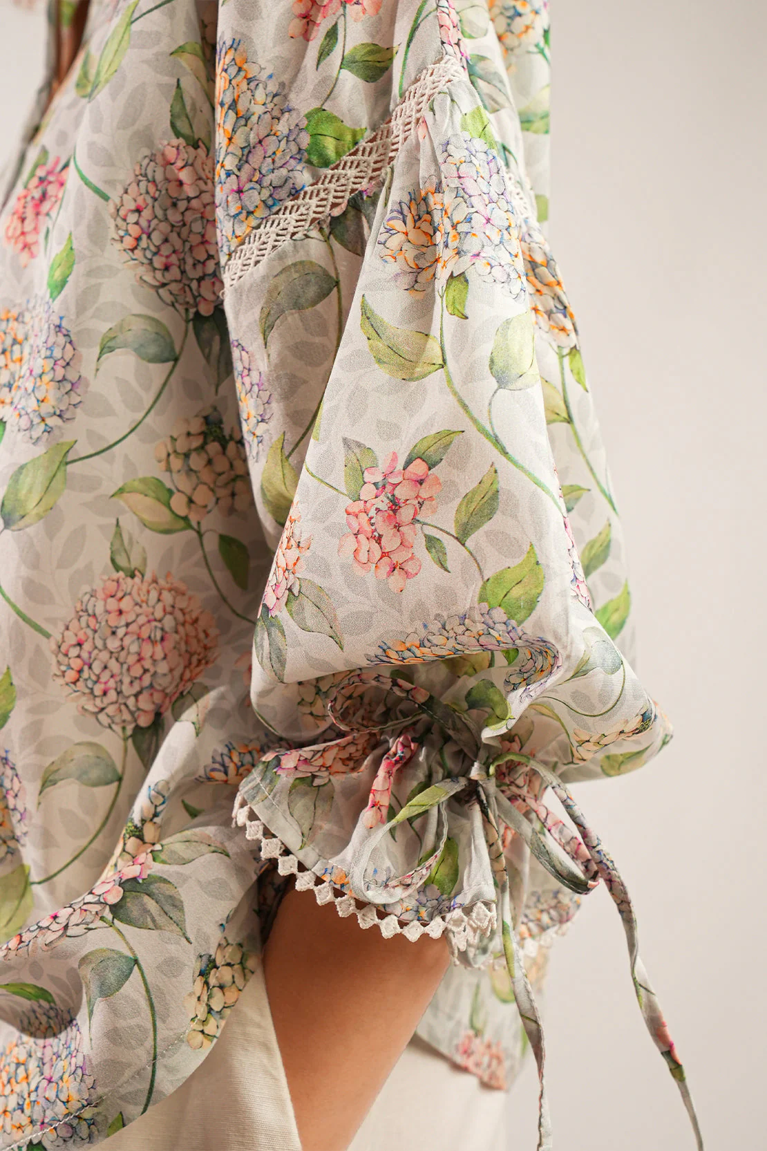 Printed Arabic Lawn Stitched Shirt - Image 5