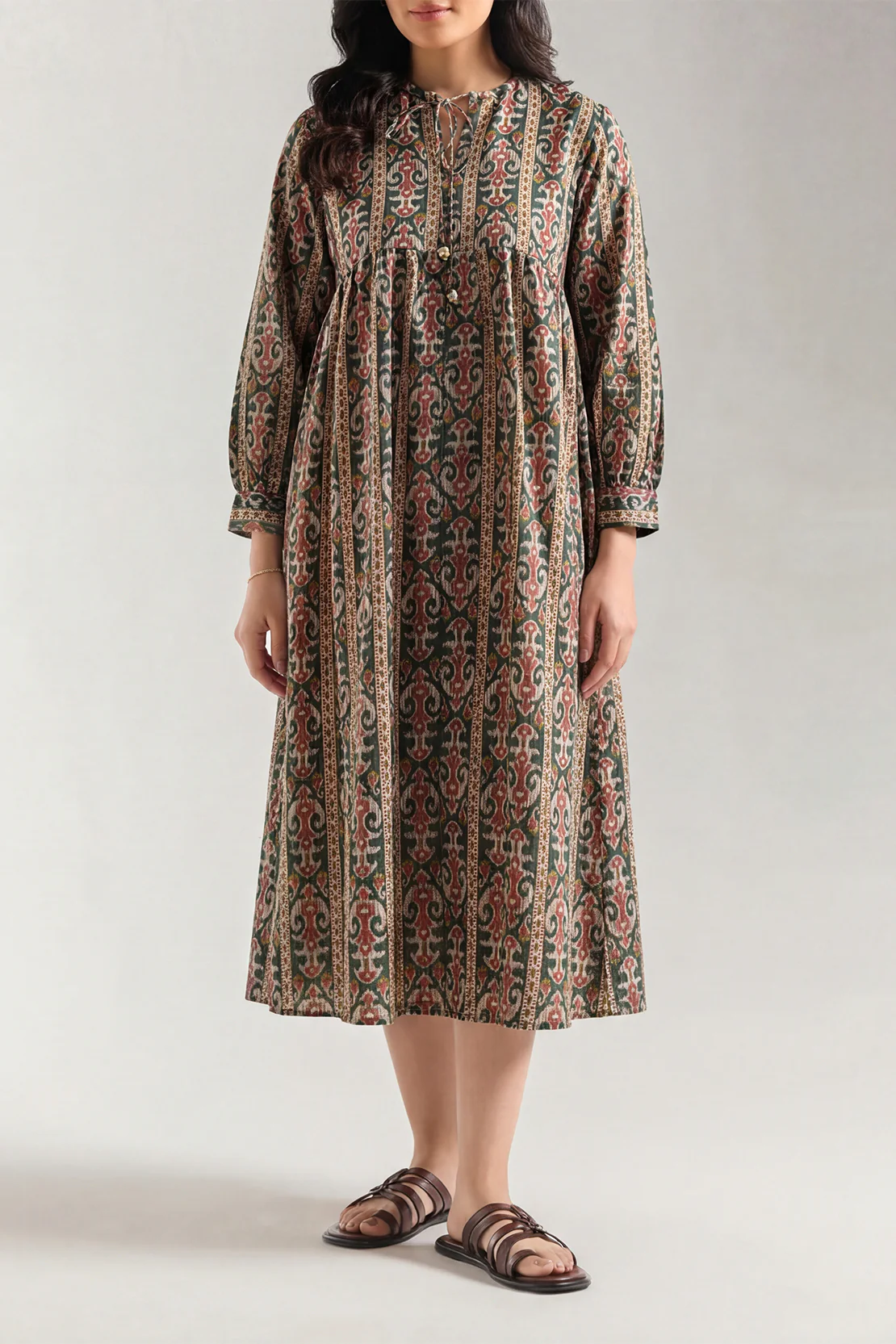 Printed Arabic Lawn Stitched Shirt