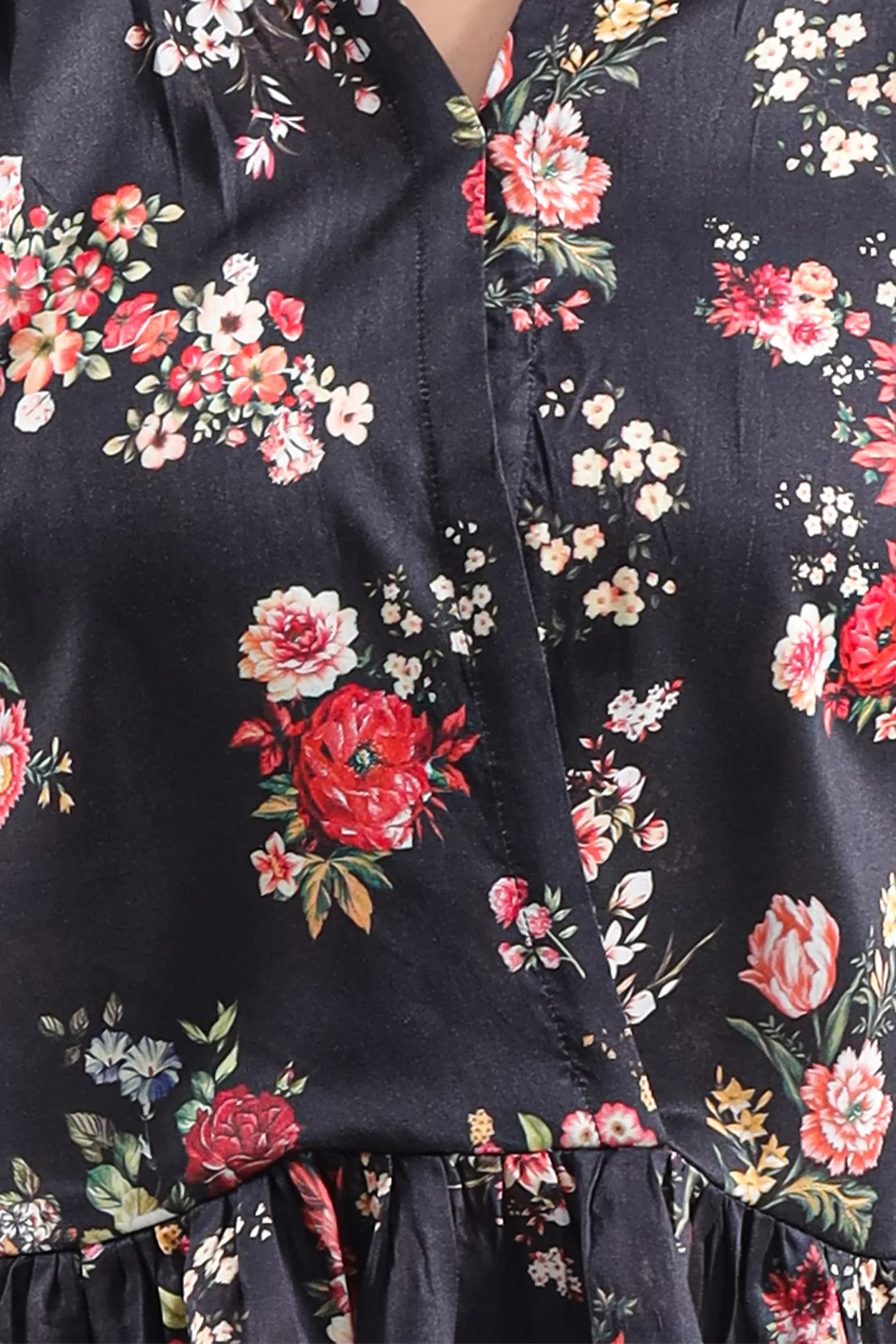Printed Arabic Lawn Stitched Shirt - Image 3