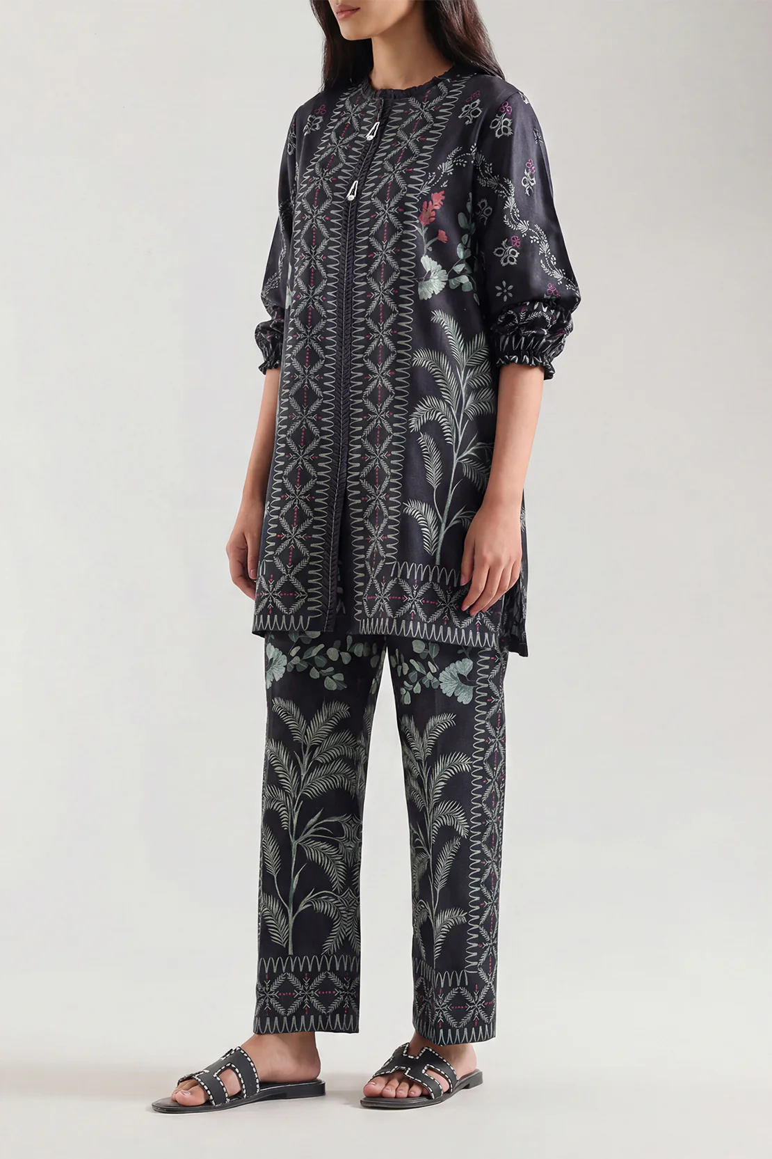 Printed Arabic Lawn Stitched Shirt