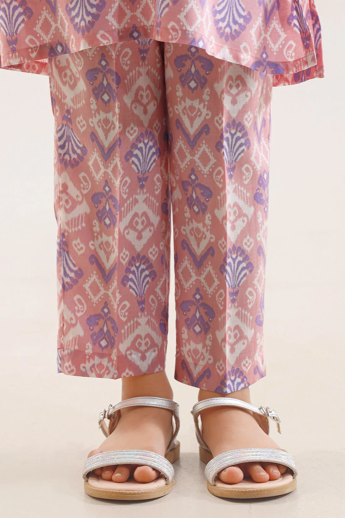 Printed Arabic Premium Lawn Stitched 2 Piece (Shirt/Trouser) For Kids - Image 5