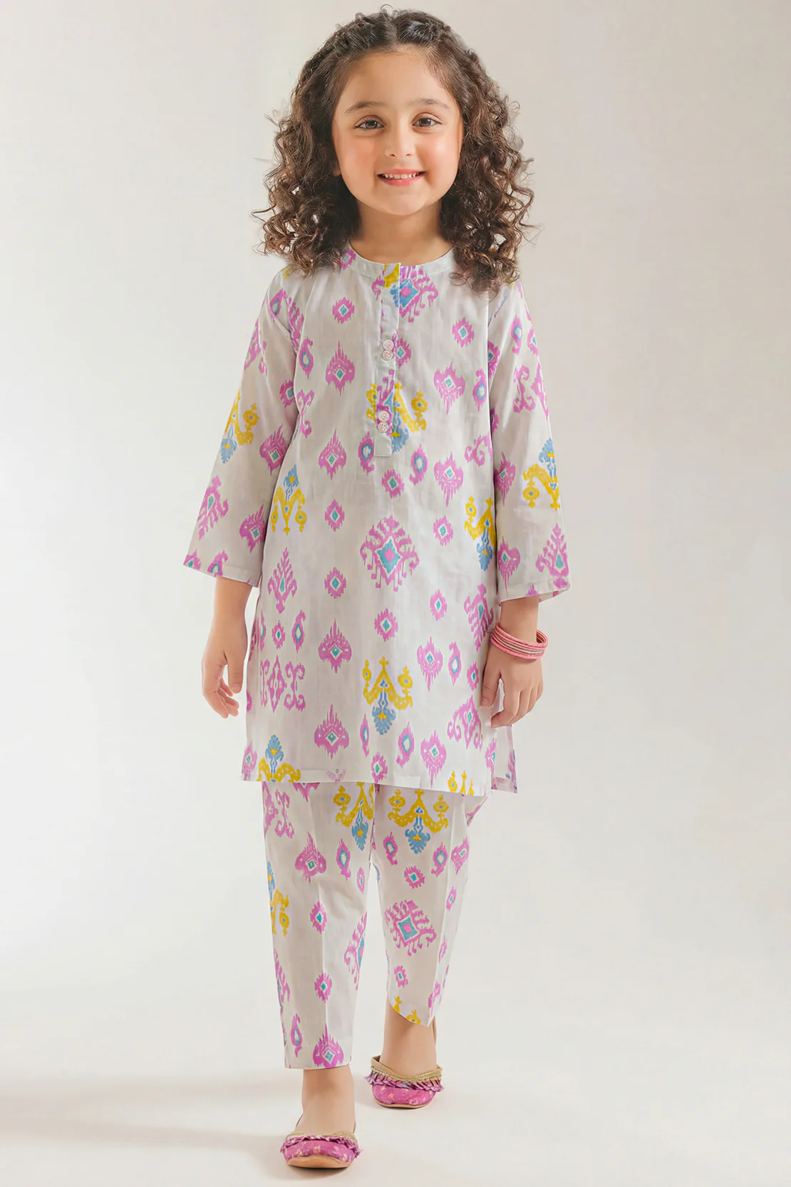 Printed Arabic Premium Lawn Stitched 2 Piece (Shirt/Trouser)