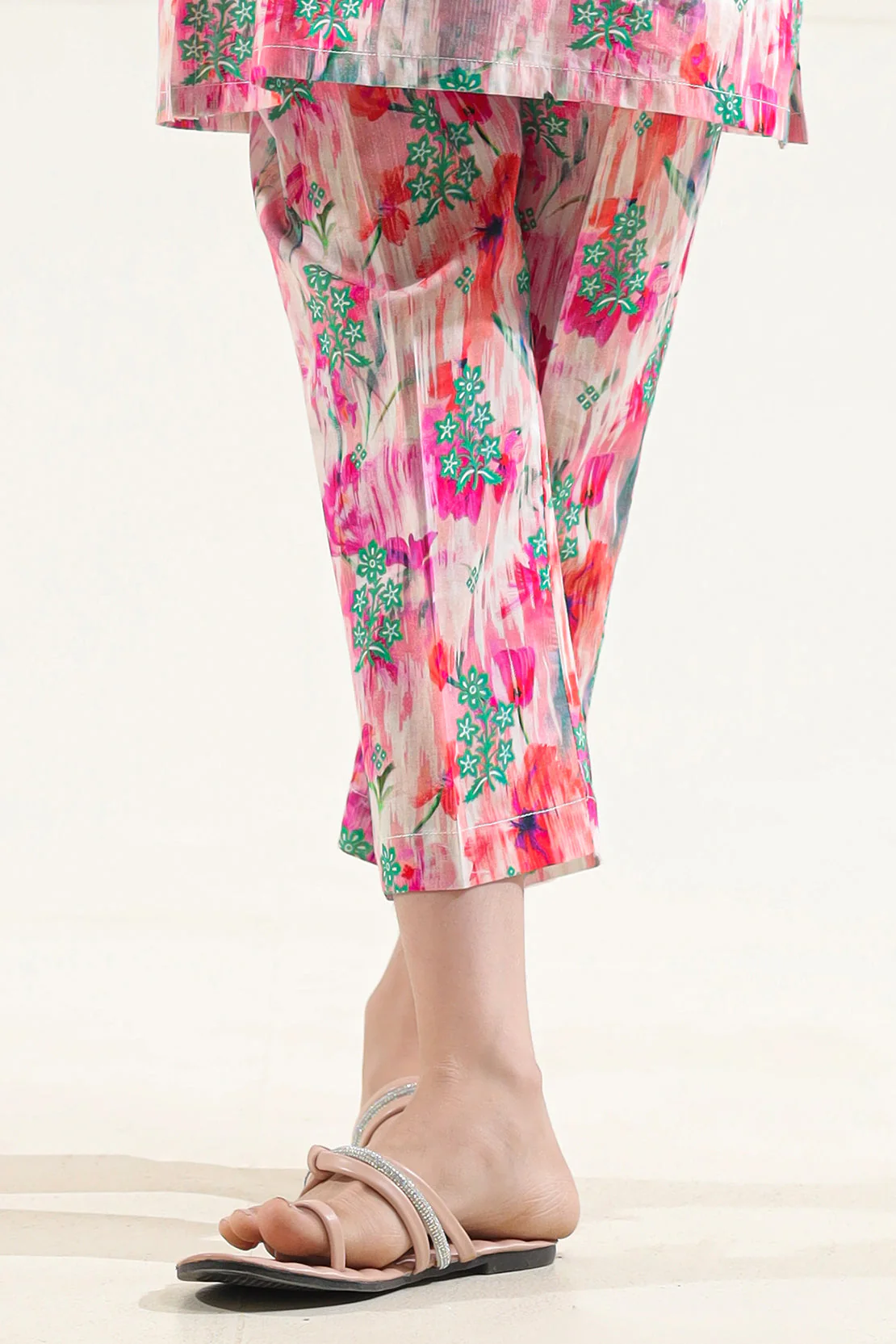 Printed Cambric Pant For Kids