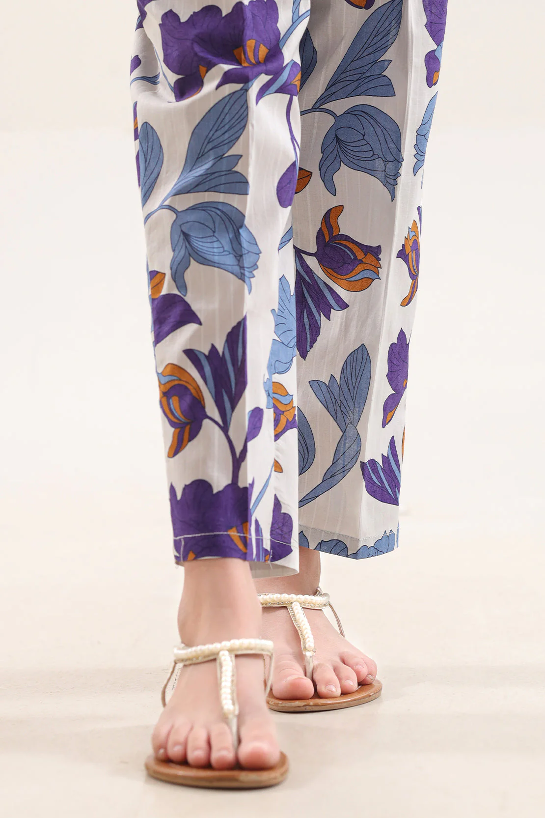 Printed Cambric Pants For Kids - Image 2