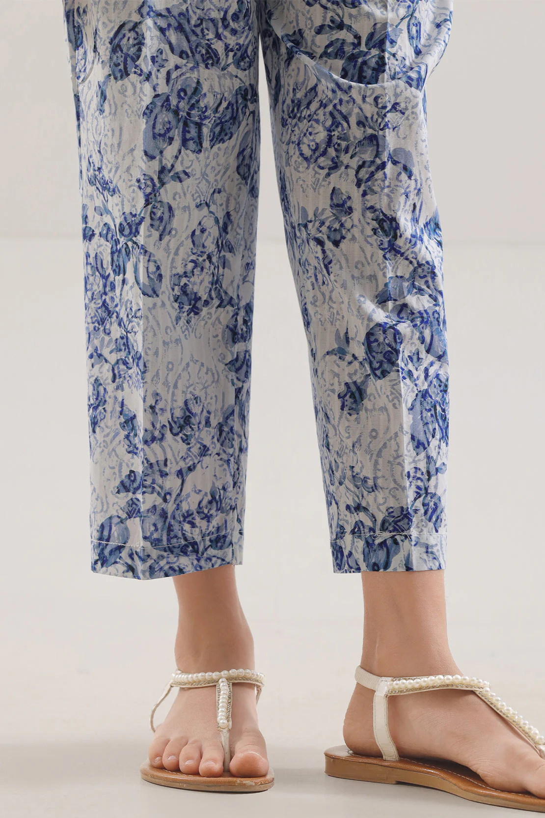 Printed Cambric Pants For Kids - Image 2