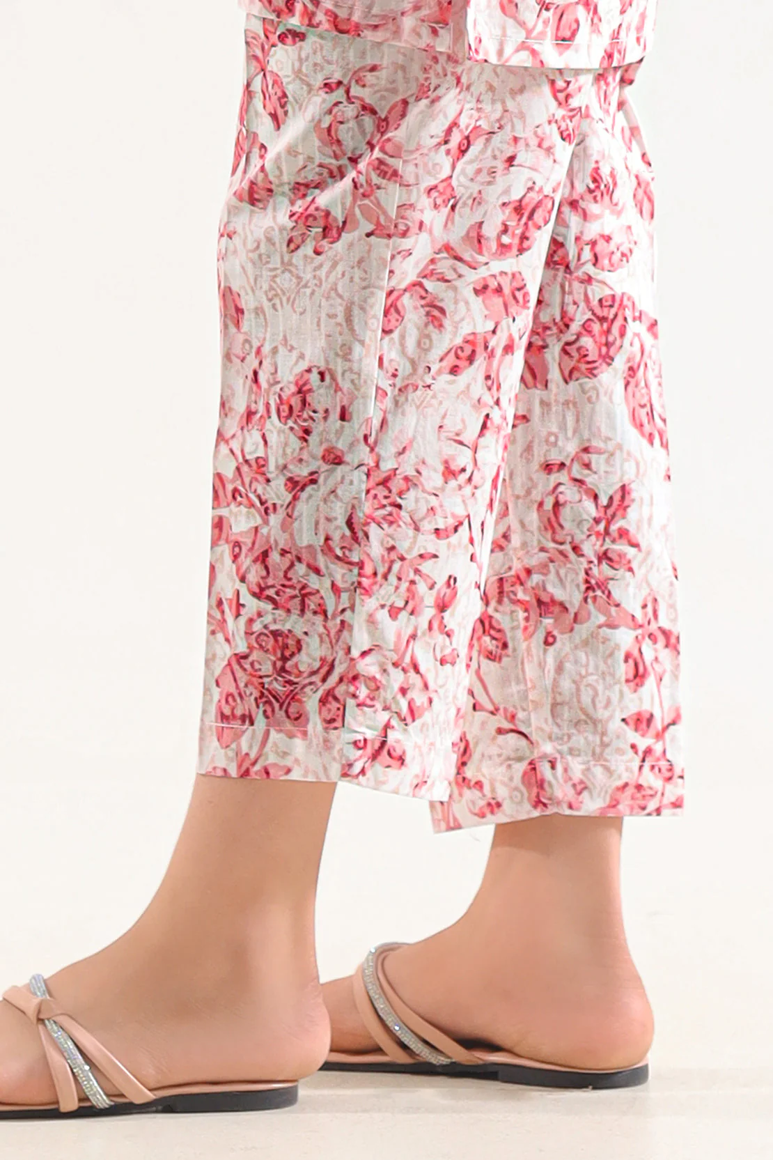 Printed Cambric Pants For Kids