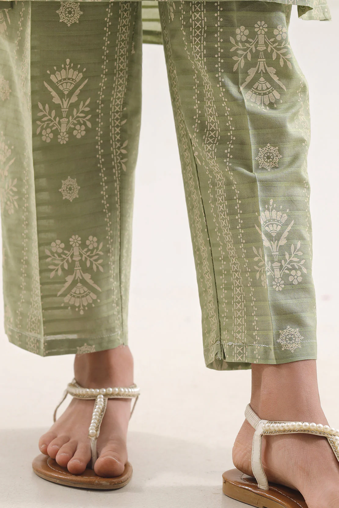 Printed Cambric Pants For Kids - Image 2