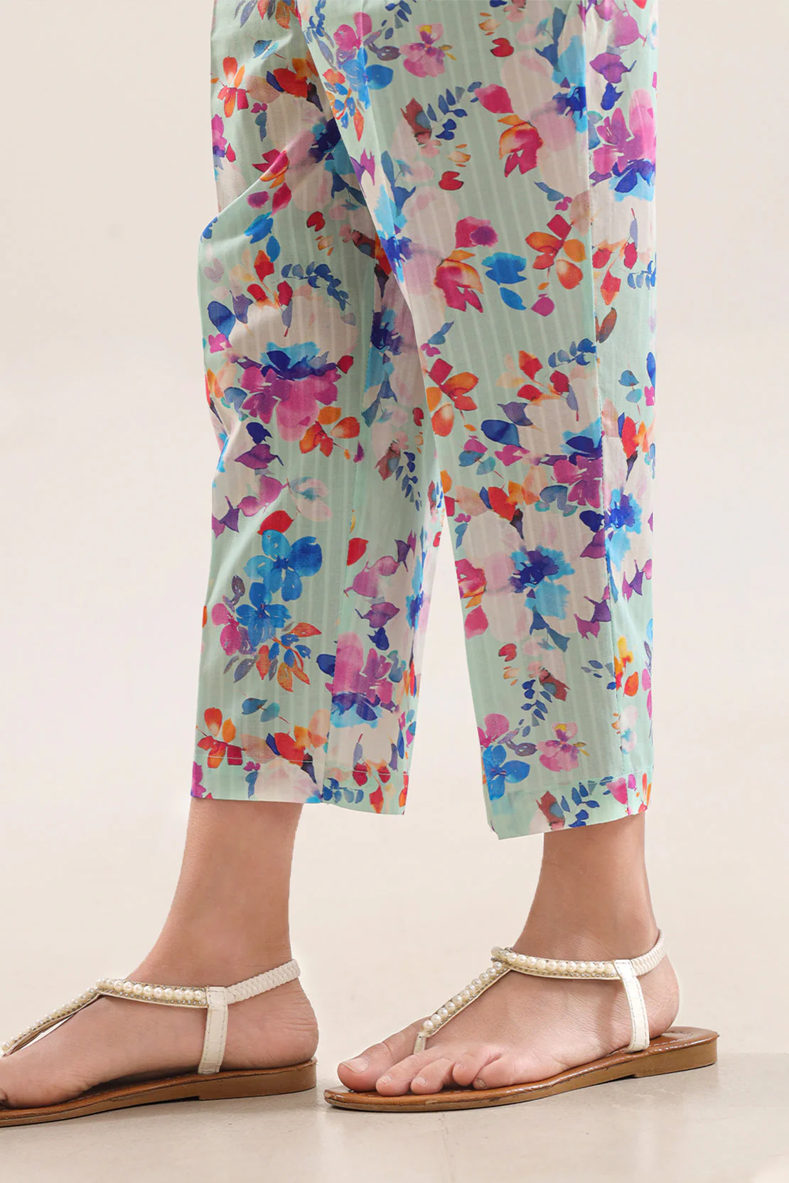 Printed Cambric Pants For Kids - Image 2
