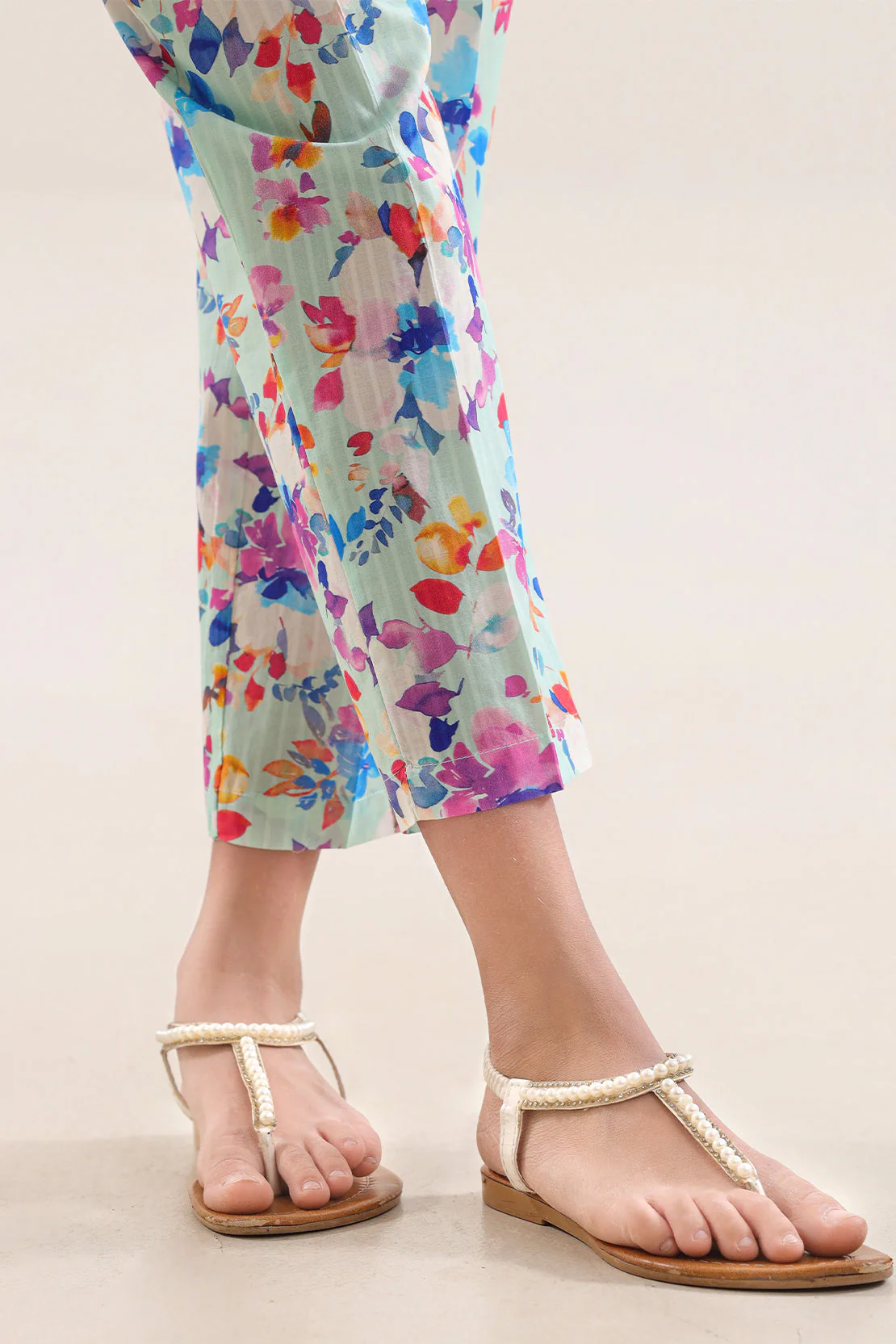 Printed Cambric Pants For Kids - Image 3