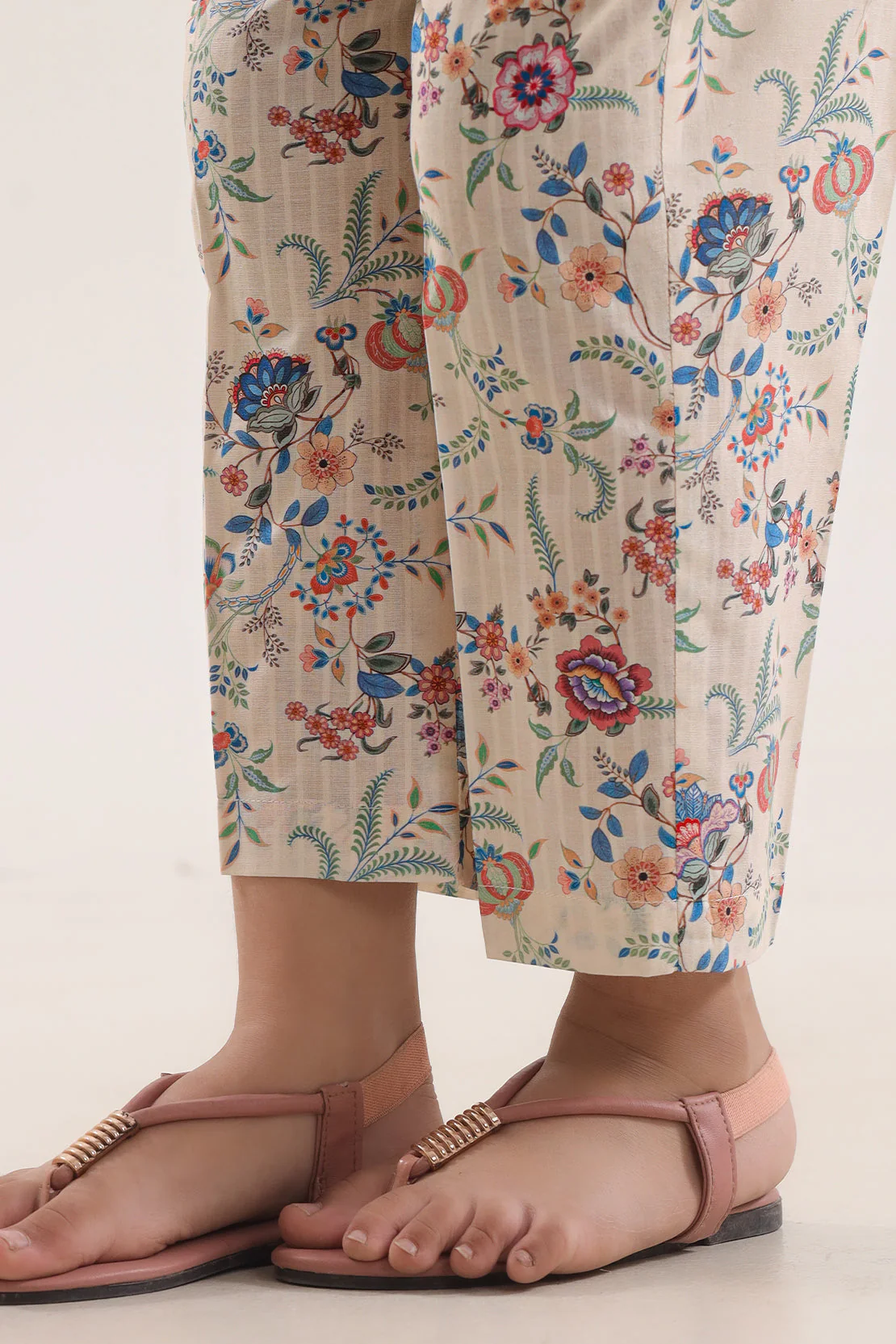 Printed Cambric Pants For Kids - Image 2