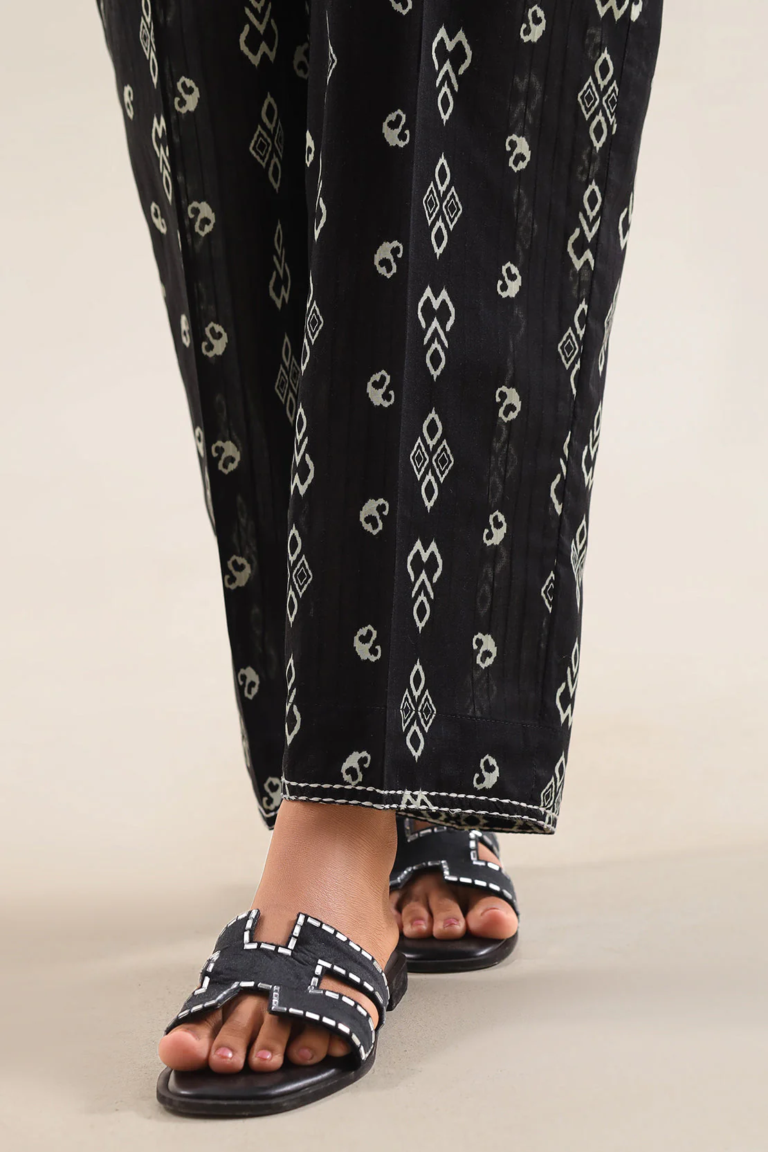 Printed Cambric Pants