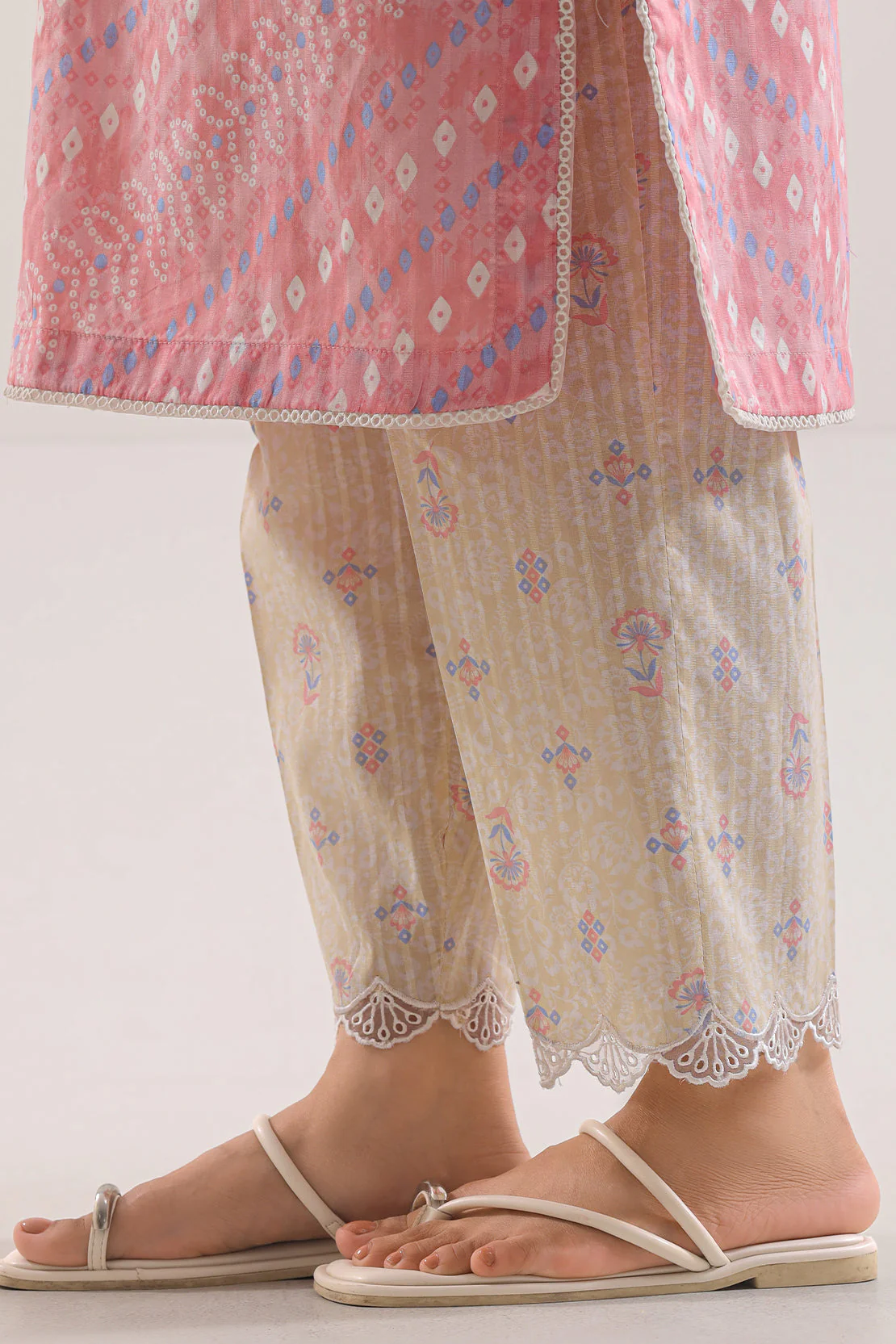 Printed Cambric Pants
