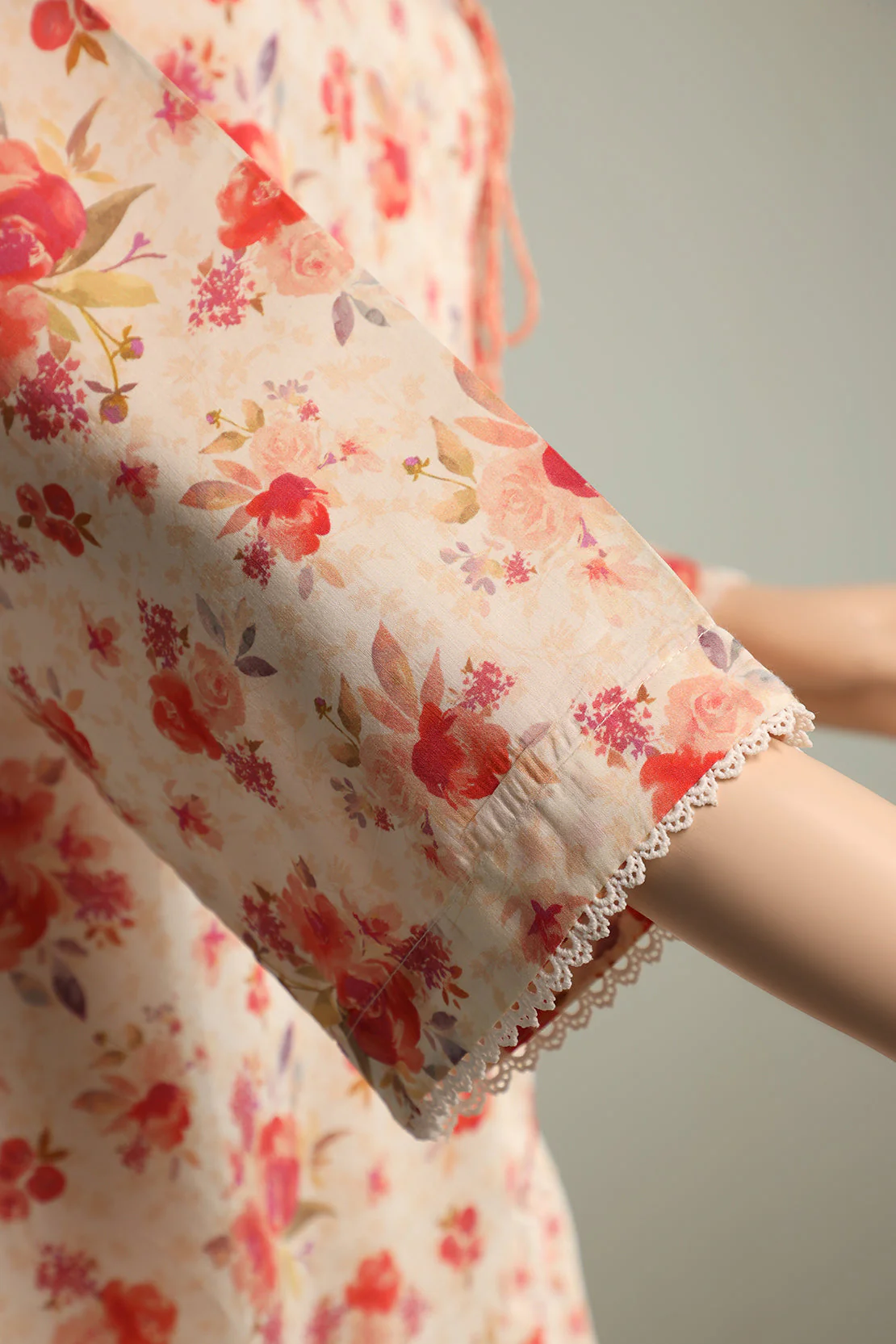 Printed Cambric Stitched 2 Piece (Shirt/Dupatta) - Image 4