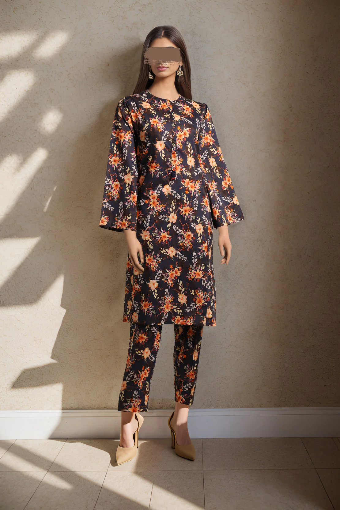 Printed Cambric Stitched 2 Piece (Shirt/Trouser)