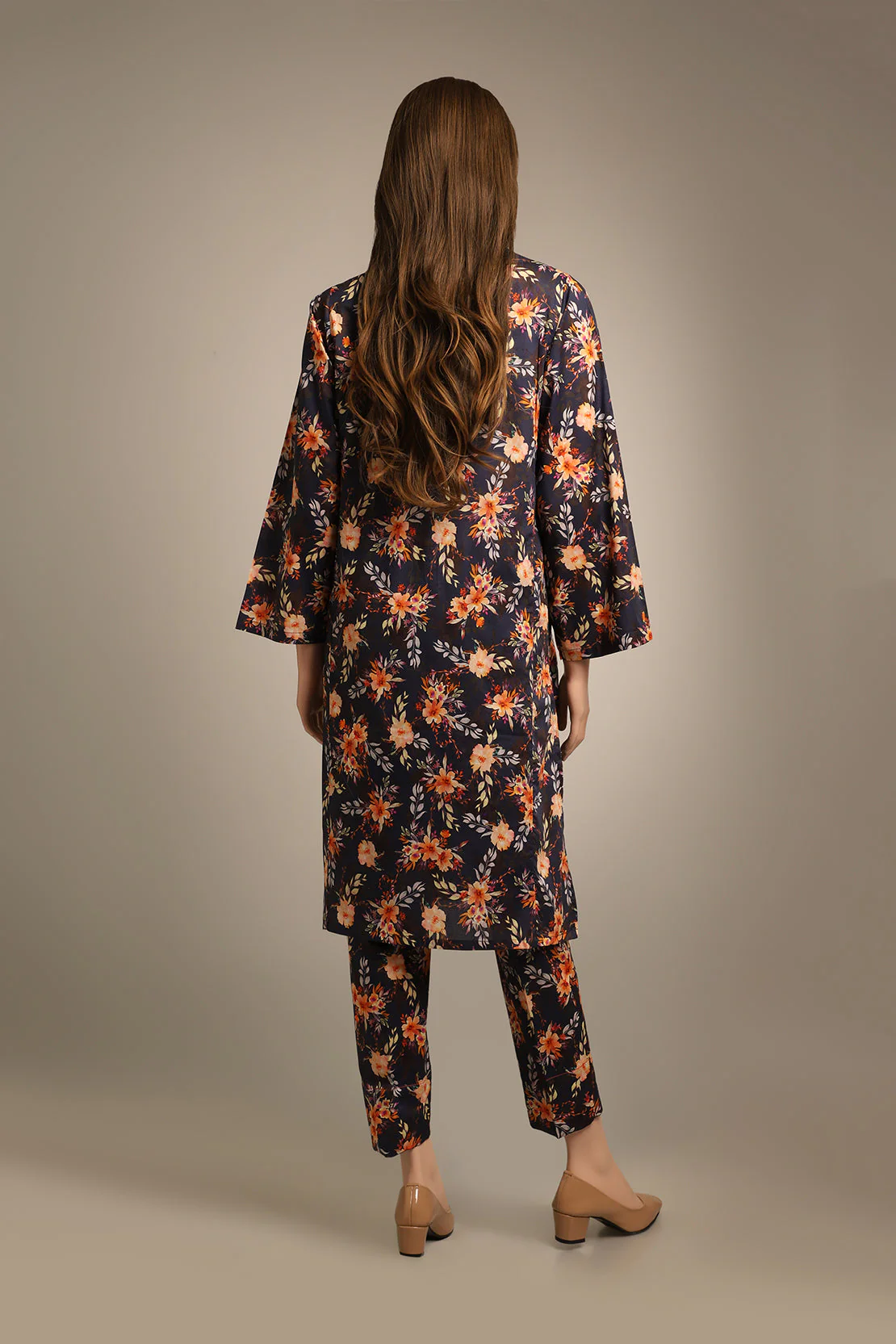Printed Cambric Stitched 2 Piece (Shirt/Trouser) - Image 2