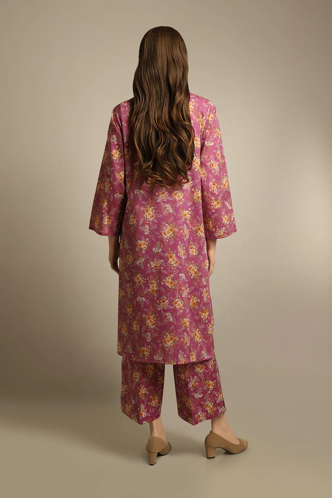 Printed Cambric Stitched 2 Piece (Shirt/Trouser) - Image 2