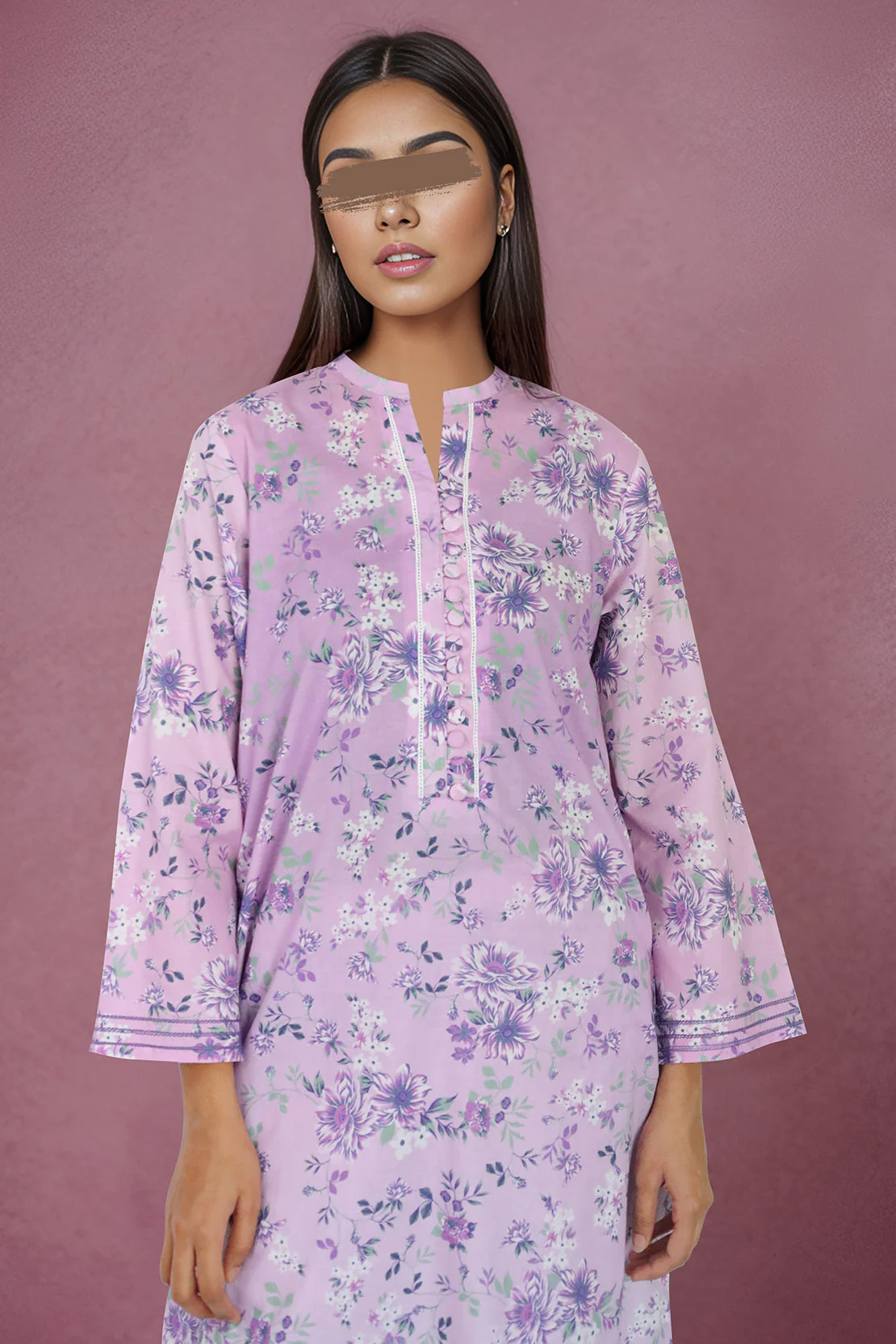 Printed Cambric Stitched 2 Piece (Shirt/Trouser) - Image 2