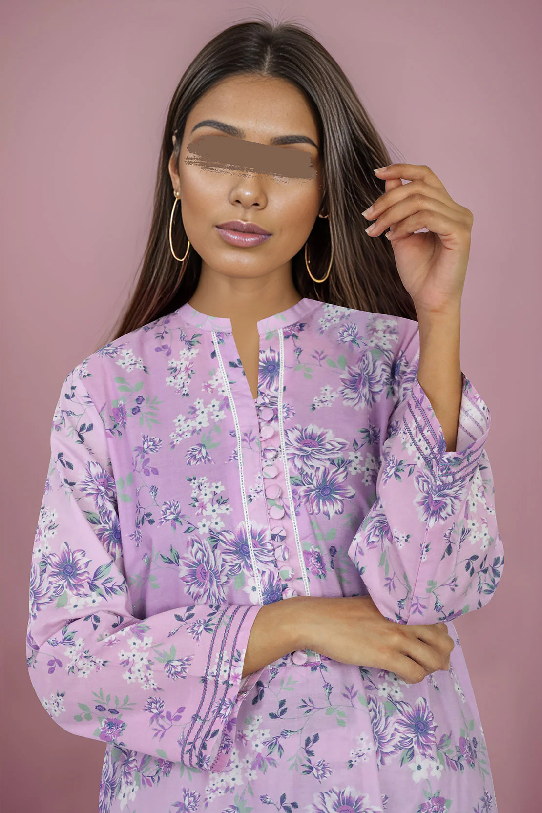 Printed Cambric Stitched 2 Piece (Shirt/Trouser) - Image 3