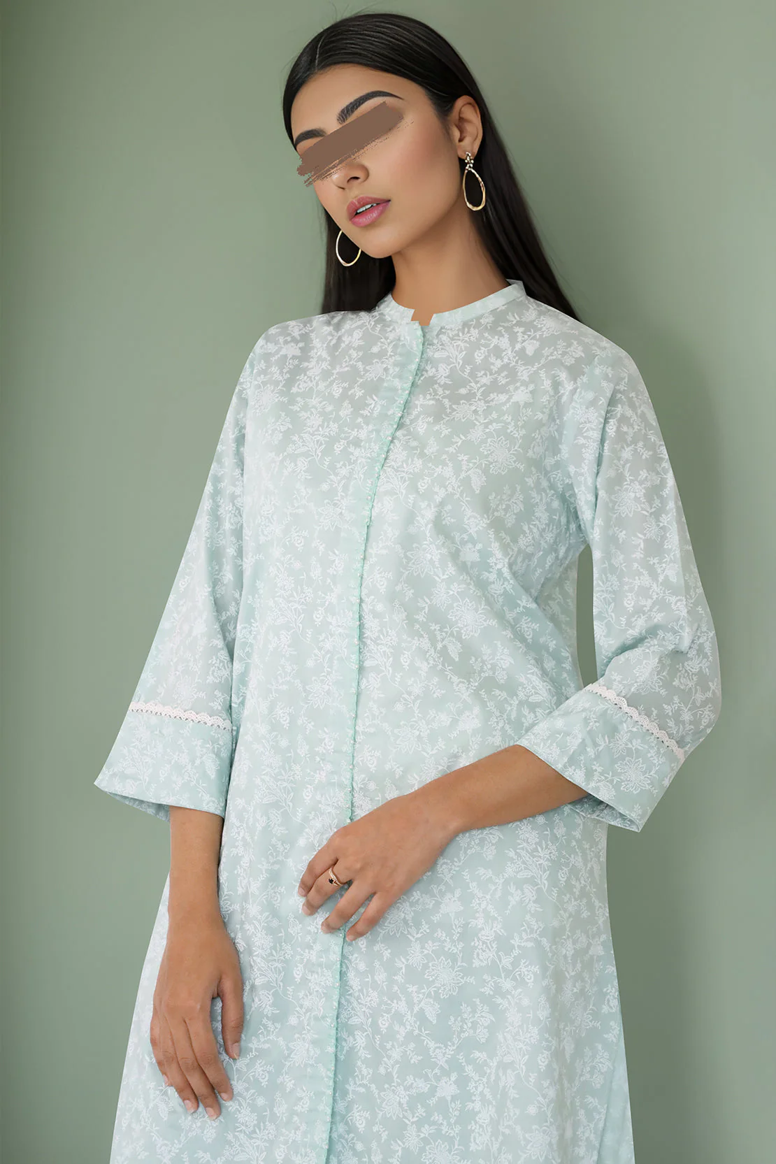 Printed Cambric Stitched 2 Piece (Shirt/Trouser) - Image 3