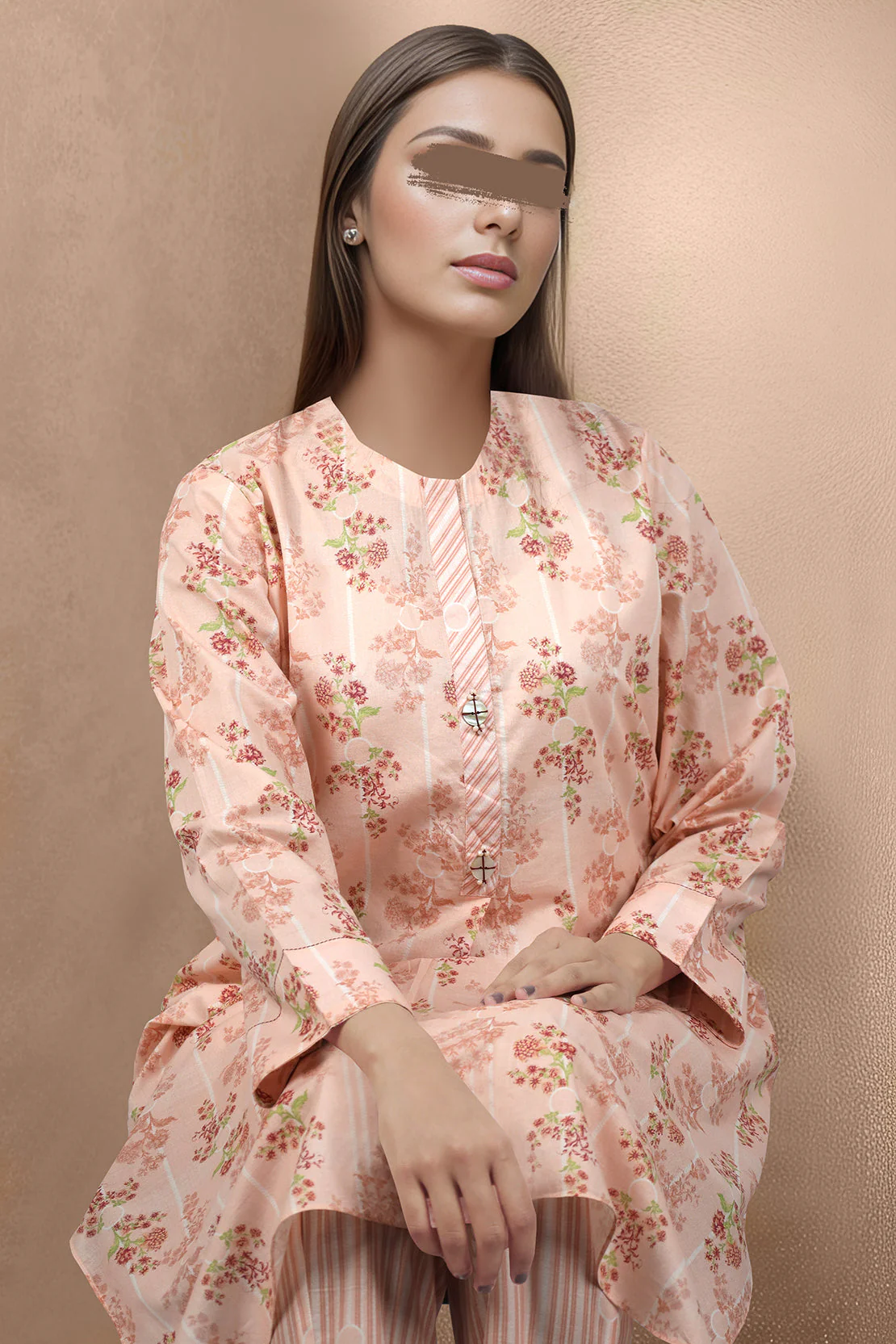 Printed Cambric Stitched 2 Piece (Shirt/Trouser) - Image 3