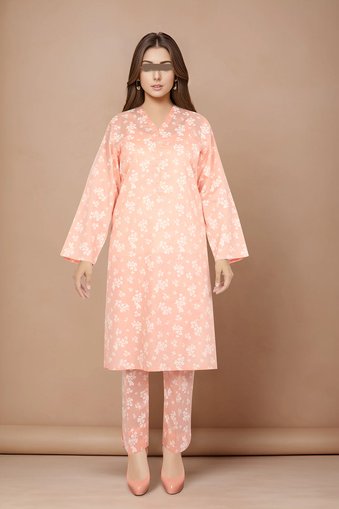 Printed Cambric Stitched 2 Piece (Shirt/Trouser)