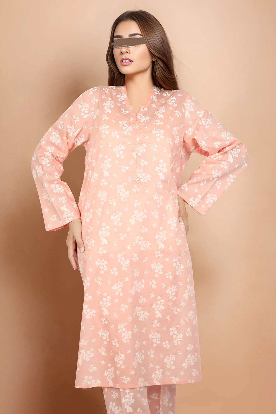 Printed Cambric Stitched 2 Piece (Shirt/Trouser) - Image 2