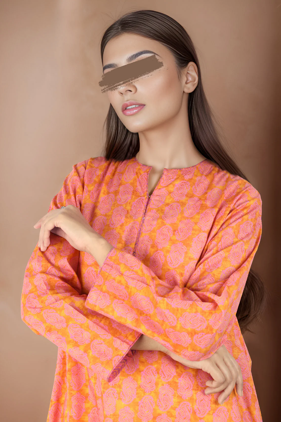 Printed Cambric Stitched 2 Piece (Shirt/Trouser) - Image 3