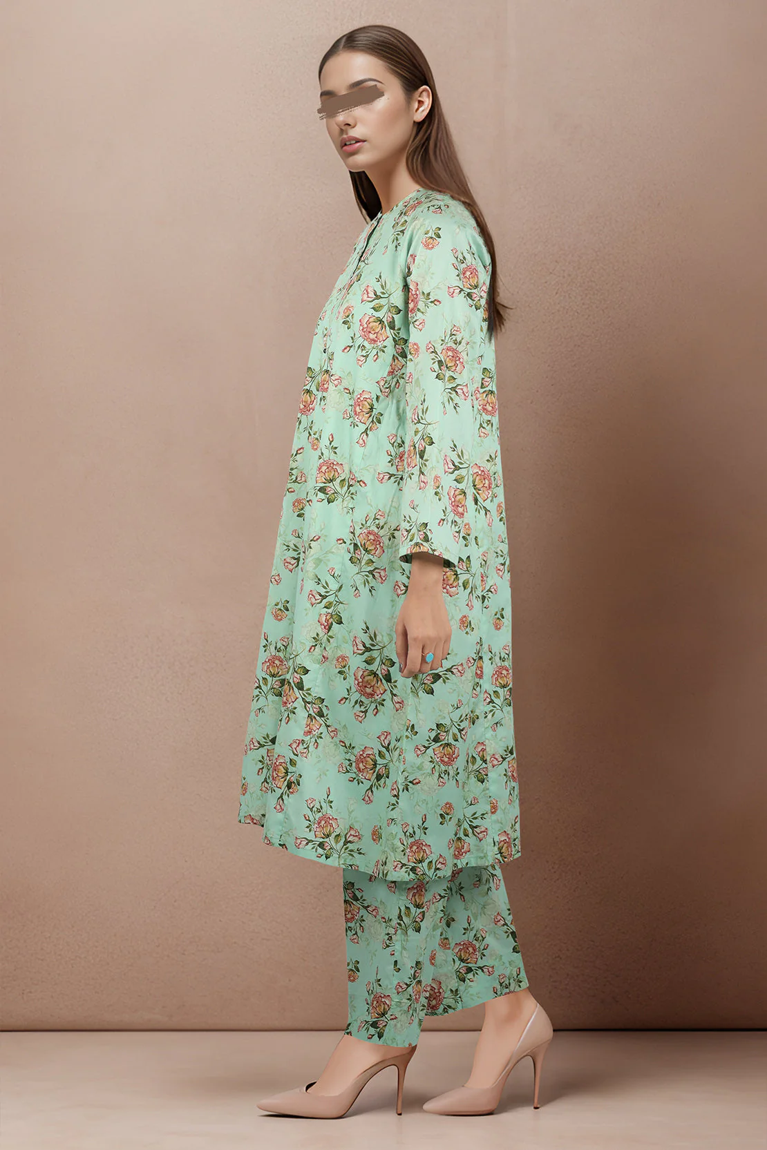 Printed Cambric Stitched 2 Piece (Shirt/Trouser) - Image 2