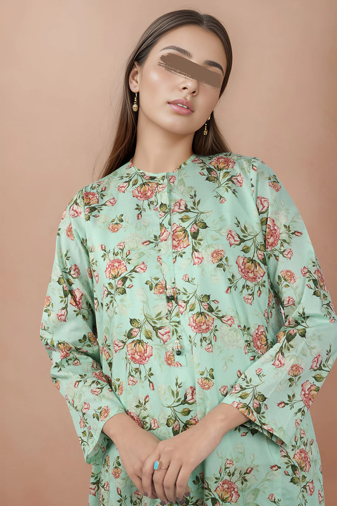 Printed Cambric Stitched 2 Piece (Shirt/Trouser) - Image 3