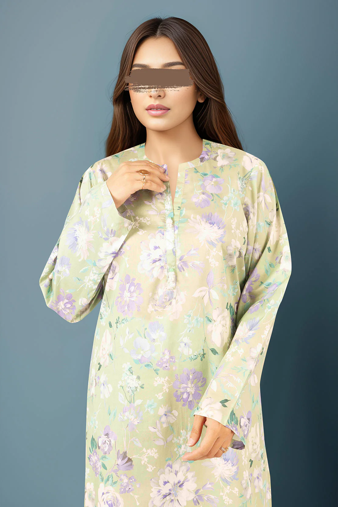 Printed Cambric Stitched 2 Piece (Shirt/Trouser) - Image 2